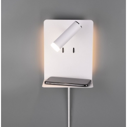ELEMENT BIAŁY KINKIET LED USB 222570231 Trio Lighting